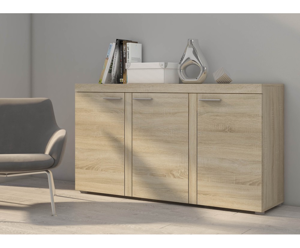 ROMBO Funktionale Kommode dreitürig, Sideboard, 4 Farbvarianten!