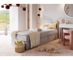 INTARO A11 Modernes Boxspringbett 80x180 cm mit Bettkasten für Kinderzimmer, Farbvarianten!