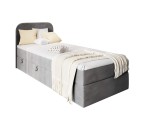 INTARO A11 Modernes Kontinentalbett 100x200 cm mit Bettkasten für Jugendzimmer, Farbvarianten!