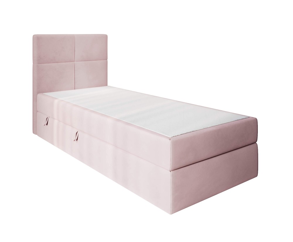 Kontinentalbett mit Bettkasten, Hotelbett, MATRATZE zur Auswahl, Einzelbett QUATTRO Kontinentalbett mit Bettkasten, Hotelbett, MATRATZE zur Auswahl, Einzelbett QUATTRO
