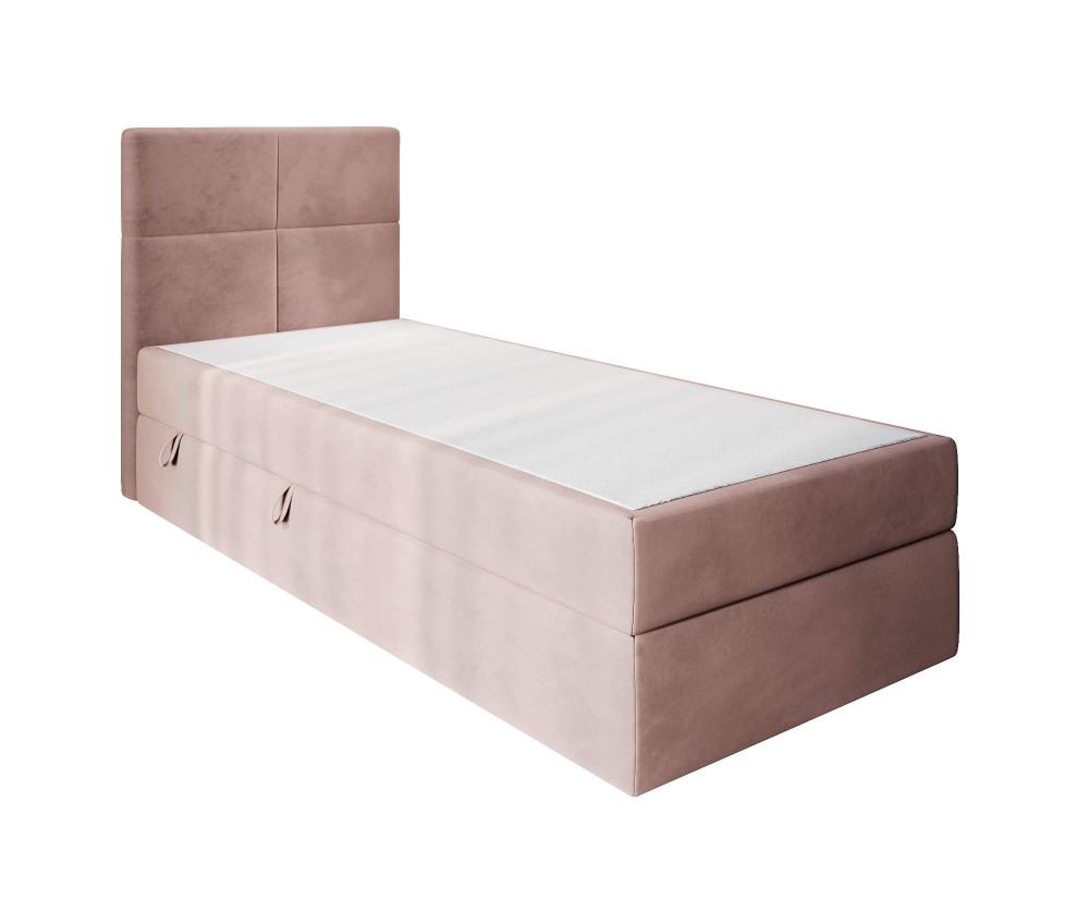 Kontinentalbett mit Bettkasten, Hotelbett, MATRATZE zur Auswahl, Einzelbett QUATTRO Kontinentalbett mit Bettkasten, Hotelbett, MATRATZE zur Auswahl, Einzelbett QUATTRO