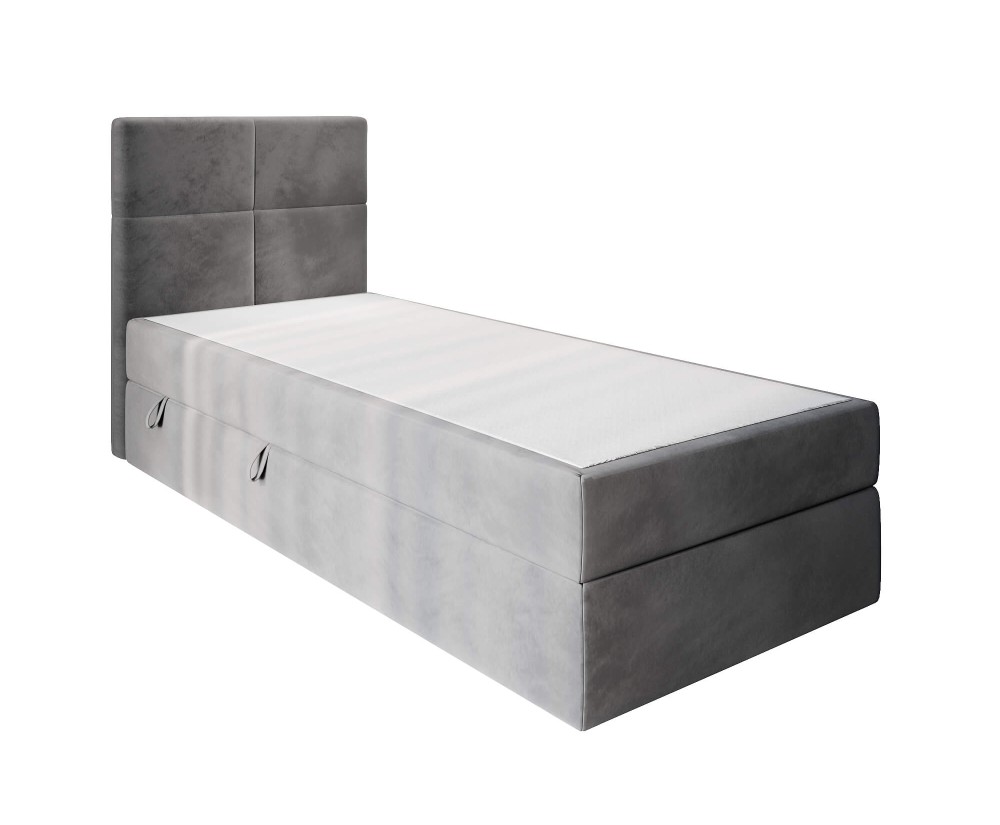 Kontinentalbett mit Bettkasten, Hotelbett, MATRATZE zur Auswahl, Einzelbett QUATTRO Kontinentalbett mit Bettkasten, Hotelbett, MATRATZE zur Auswahl, Einzelbett QUATTRO