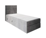 Kontinentalbett mit Bettkasten, Hotelbett, MATRATZE zur Auswahl, Einzelbett QUATTRO Kontinentalbett mit Bettkasten, Hotelbett, MATRATZE zur Auswahl, Einzelbett QUATTRO