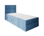 Kontinentalbett mit Bettkasten, Hotelbett, MATRATZE zur Auswahl, Einzelbett QUATTRO Kontinentalbett mit Bettkasten, Hotelbett, MATRATZE zur Auswahl, Einzelbett QUATTRO