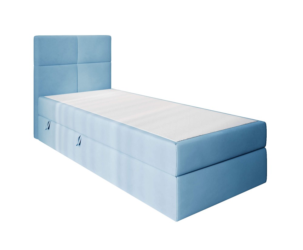 Kontinentalbett mit Bettkasten, Hotelbett, MATRATZE zur Auswahl, Einzelbett QUATTRO Kontinentalbett mit Bettkasten, Hotelbett, MATRATZE zur Auswahl, Einzelbett QUATTRO