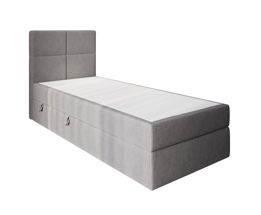 Kontinentalbett mit Bettkasten, Hotelbett, MATRATZE zur Auswahl, Einzelbett QUATTRO Kontinentalbett mit Bettkasten, Hotelbett, MATRATZE zur Auswahl, Einzelbett QUATTRO