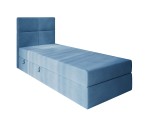 Kontinentalbett 100x200 cm, Hotelbett, Einzelbett mit Bettkasten, BONELL-Matratze, QUATTRO Kontinentalbett 100x200 cm, Hotelbett, Einzelbett mit Bettkasten, BONELL-Matratze, QUATTRO