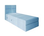 Kontinentalbett 100x200 cm, Hotelbett, Einzelbett mit Bettkasten, BONELL-Matratze, QUATTRO Kontinentalbett 100x200 cm, Hotelbett, Einzelbett mit Bettkasten, BONELL-Matratze, QUATTRO