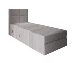 Kontinentalbett 100x200 cm, Hotelbett, Einzelbett mit Bettkasten, BONELL-Matratze, QUATTRO Kontinentalbett 100x200 cm, Hotelbett, Einzelbett mit Bettkasten, BONELL-Matratze, QUATTRO