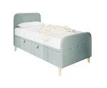 Kinderbett 80x180 cm, Jugendbett, Einzelbett mit Bettkasten, Kopfteil und Fußteil, HAGE 3R Kinderbett 80x180 cm, Jugendbett, Einzelbett mit Bettkasten, Kopfteil und Fußteil, HAGE 3R