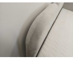 MARGO SM 02 Polsterbett 90x200 cm mit dicken Seitenteilen, Bouclé-Stoff
