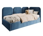 Einzelbett 90x200 cm mit weichen Seitenteilen und Bettkasten, MARGO SM 02 Einzelbett 90x200 cm mit weichen Seitenteilen und Bettkasten, MARGO SM 02