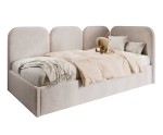 Einzelbett 90x200 cm mit weichen Seitenteilen und Bettkasten, MARGO SM 02 Einzelbett 90x200 cm mit weichen Seitenteilen und Bettkasten, MARGO SM 02