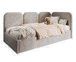 Eckbett 100x200 cm mit weichen Seitenteilen und Bettkasten, MARGO SM 02 Eckbett 100x200 cm mit weichen Seitenteilen und Bettkasten, MARGO SM 02