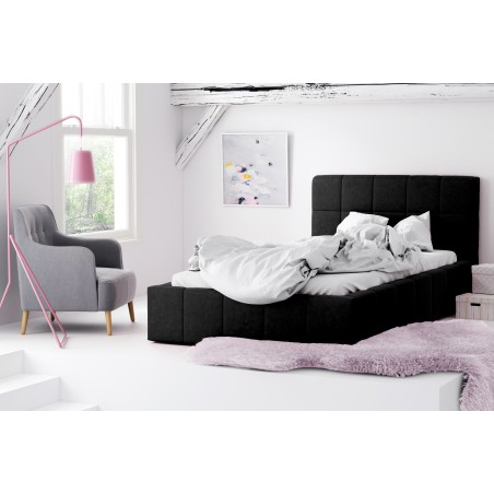 IMPERIA S16 Jugendbett 100x200 cm, Einzelbett mit Bettkasten, Lattenrost mit Metallrahmen
