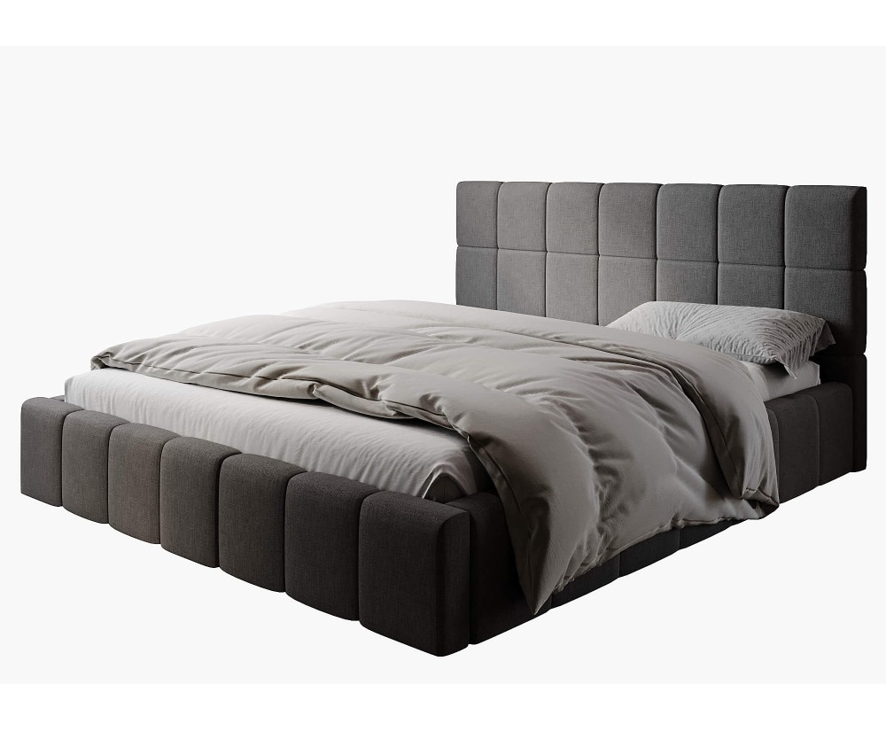 Elegantes Komfortbett 200x200 cm mit Stauraum, Lattenrost mit Metallrahmen, IMPERIA S16 Elegantes Komfortbett 200x200 cm mit Stauraum, Lattenrost mit Metallrahmen, IMPERIA S16