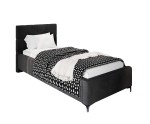 Polsterbett 80x200 cm, Jugendbett mit Kopfteil, Bettkasten und Lattenrost mit Metallrahmen, IMPERIA S14 Polsterbett 80x200 cm, Jugendbett mit Kopfteil, Bettkasten und Lattenrost mit Metallrahmen, IMPERIA S14
