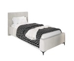 Polsterbett 80x200 cm, Jugendbett mit Kopfteil, Bettkasten und Lattenrost mit Metallrahmen, IMPERIA S14 Polsterbett 80x200 cm, Jugendbett mit Kopfteil, Bettkasten und Lattenrost mit Metallrahmen, IMPERIA S14