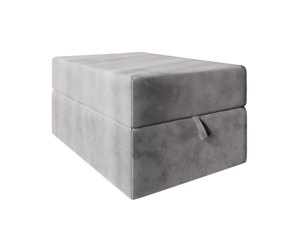 INTARO P1 Sitzpouf 90x60 cm mit Stauraum, Sitzhocker, Sitzpuff, Polsterhocker, Fußhocker, Gleitfüße