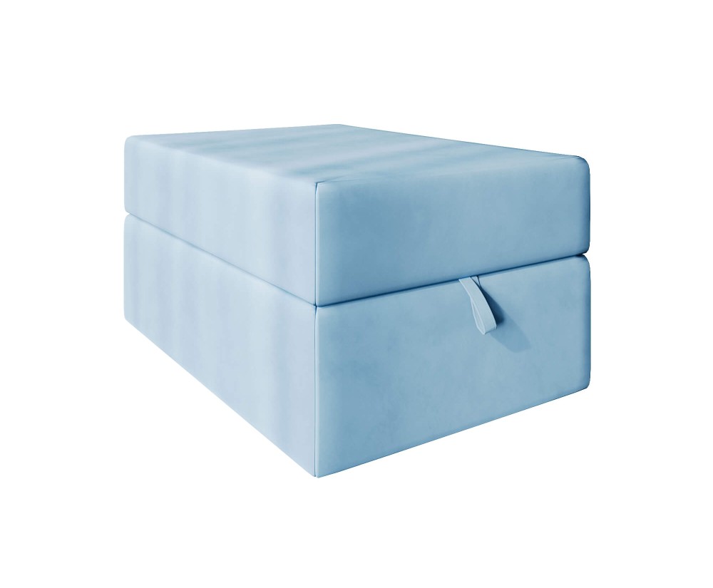 INTARO P1 Sitzpouf 100x60 cm mit Stauraum, Sitzhocker, Sitzpuff, Polsterhocker, Fußhocker, Gleitfüße