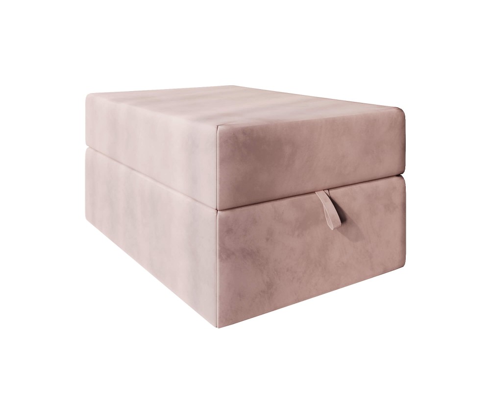 INTARO P1 Großer Sitzpouf 120x60 cm mit Stauraum, Sitzhocker, Sitzpuff, Polsterhocker, Fußhocker, Gleitfüße