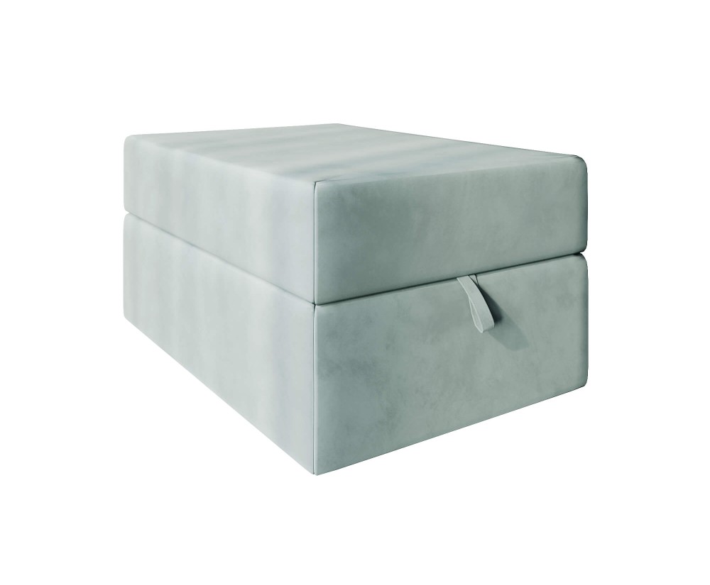 INTARO P1 Großer Sitzpouf 120x60 cm mit Stauraum, Sitzhocker, Sitzpuff, Polsterhocker, Fußhocker, Gleitfüße