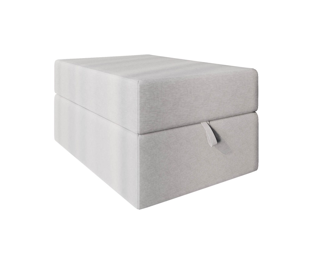 INTARO P1 Großer Sitzpouf 120x60 cm mit Stauraum, Sitzhocker, Sitzpuff, Polsterhocker, Fußhocker, Gleitfüße