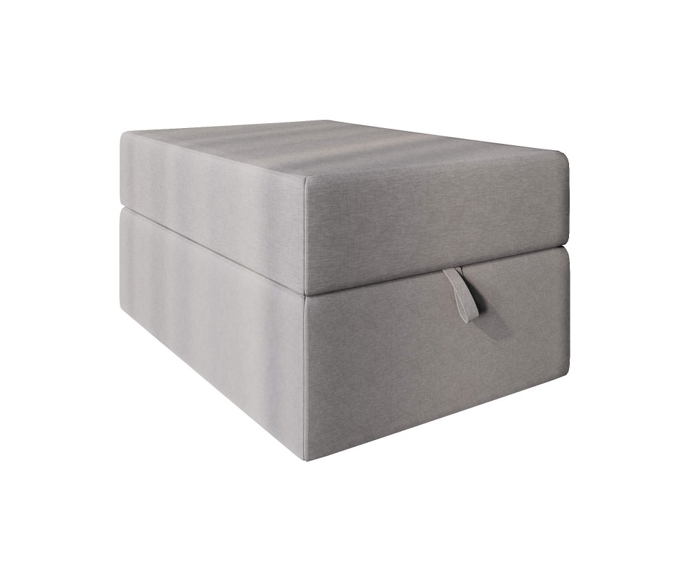 INTARO P1 Großer Sitzpouf 120x60 cm mit Stauraum, Sitzhocker, Sitzpuff, Polsterhocker, Fußhocker, Gleitfüße