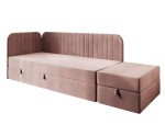 Kontinentalbett 100x200 cm für Jugendzimmer mit Sitzpuff, INTARO A28 Kontinentalbett 100x200 cm für Jugendzimmer mit Sitzpuff, INTARO A28