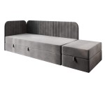 Kontinentalbett 100x200 cm für Jugendzimmer mit Sitzpuff, INTARO A28 Kontinentalbett 100x200 cm für Jugendzimmer mit Sitzpuff, INTARO A28