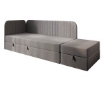 Kontinentalbett 100x200 cm für Jugendzimmer mit Sitzpuff, INTARO A28 Kontinentalbett 100x200 cm für Jugendzimmer mit Sitzpuff, INTARO A28