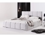 Ehebett 180x200 cm, Polsterbett mit Bettkasten, Lattenrost mit Metallrahmen, IMPERIA S01