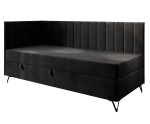 Jugendbett 80x200 cm mit Matratze, Bettkasten & Metallfüßen, AMELIA 2M Jugendbett 80x200 cm mit Matratze, Bettkasten & Metallfüßen, AMELIA 2M