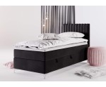 Jugendbett 80x200 cm, Einzelbett mit Bettkasten, auf Füßen, TRENTO 2M
