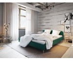 Hotelbett, Doppelbett 160x200 cm, Lattenrost mit Metallrahmen, OHNE Matratze, FREZJA T1