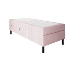 Hotelbett 80x200 cm, Kontinentalbett für Pensionen, Einzelbett mit Bettkasten, BONELL-Matratze, PALAZIO 1M
