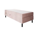 Hotelbett 80x200 cm, Kontinentalbett für Pensionen, Einzelbett mit Bettkasten, BONELL-Matratze, PALAZIO 1M Hotelbett 80x200 cm, Kontinentalbett für Pensionen, Einzelbett mit Bettkasten, BONELL-Matratze, PALAZIO 1M