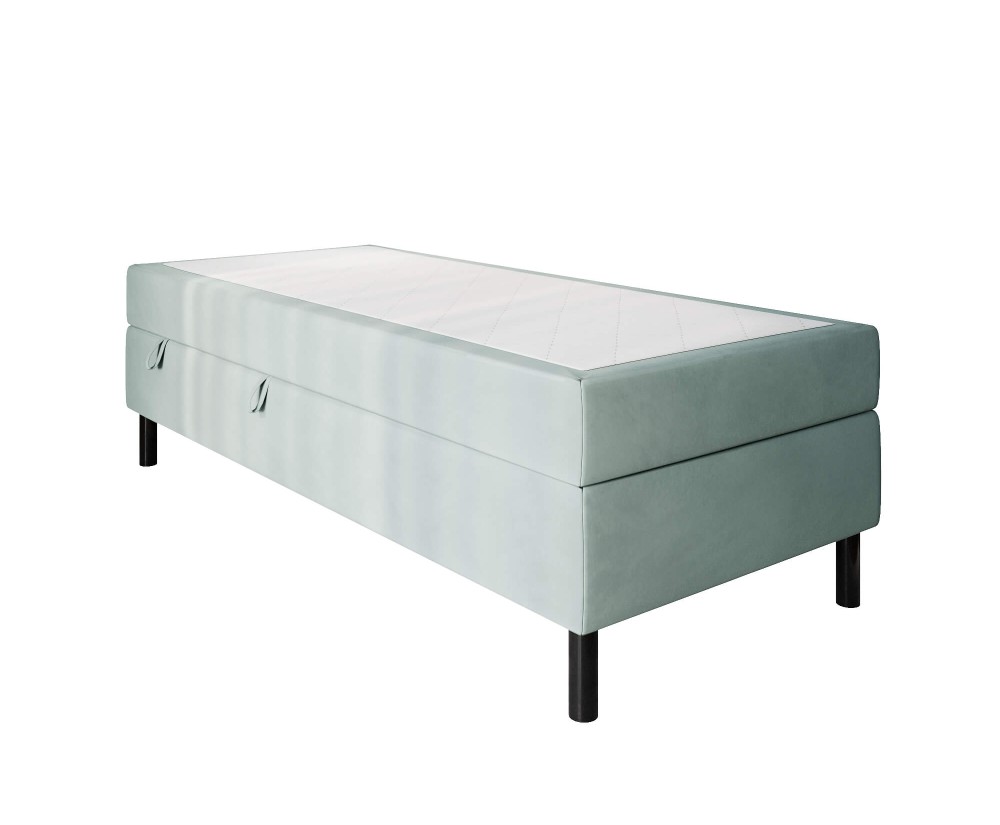 Hotelbett 80x200 cm, Kontinentalbett für Pensionen, Einzelbett mit Bettkasten, BONELL-Matratze, PALAZIO 1M Hotelbett 80x200 cm, Kontinentalbett für Pensionen, Einzelbett mit Bettkasten, BONELL-Matratze, PALAZIO 1M