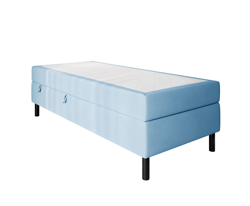 Hotelbett 80x200 cm, Kontinentalbett für Pensionen, Einzelbett mit Bettkasten, BONELL-Matratze, PALAZIO 1M Hotelbett 80x200 cm, Kontinentalbett für Pensionen, Einzelbett mit Bettkasten, BONELL-Matratze, PALAZIO 1M