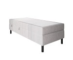 Hotelbett 80x200 cm, Kontinentalbett für Pensionen, Einzelbett mit Bettkasten, BONELL-Matratze, PALAZIO 1M