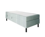 Hotelbett 120x200 cm, Kontinentalbett für Pensionen, Jugendbett mit Bettkasten, BONELL-Matratze, PALAZIO 1M