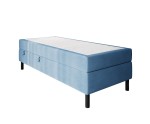 Hotelbett 120x200 cm, Kontinentalbett für Pensionen, Jugendbett mit Bettkasten, BONELL-Matratze, PALAZIO 1M