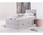 Jugendbett 90x200 cm, Einzelbett mit Bettkasten, auf Füßen, TRENTO 2M