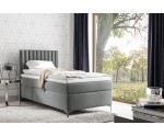 Jugendbett 90x200 cm, Einzelbett mit Bettkasten, auf Füßen, TRENTO 2M