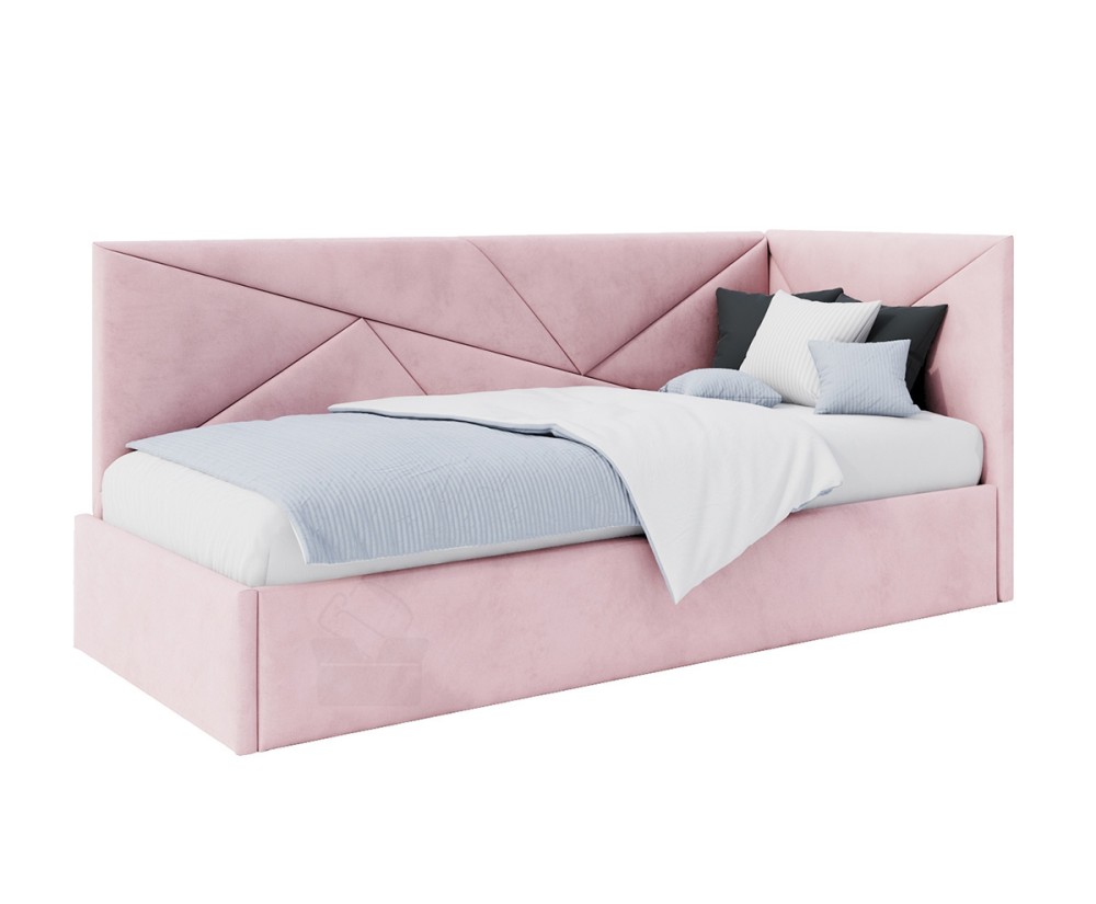 Polsterbett 90x200 cm, Lattenrost mit Metallrahmen, Jugendbett, mit Bettkasten, ohne Matratze, AMADEUSZ SM 02 Polsterbett 90x200 cm, Lattenrost mit Metallrahmen, Jugendbett, mit Bettkasten, ohne Matratze, AMADEUSZ SM 02