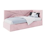 Polsterbett 90x200 cm, Lattenrost mit Metallrahmen, Jugendbett, mit Bettkasten, ohne Matratze, AMADEUSZ SM 02 Polsterbett 90x200 cm, Lattenrost mit Metallrahmen, Jugendbett, mit Bettkasten, ohne Matratze, AMADEUSZ SM 02