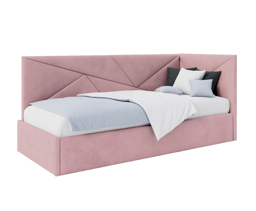 Polsterbett 90x200 cm, Lattenrost mit Metallrahmen, Jugendbett, mit Bettkasten, ohne Matratze, AMADEUSZ SM 02 Polsterbett 90x200 cm, Lattenrost mit Metallrahmen, Jugendbett, mit Bettkasten, ohne Matratze, AMADEUSZ SM 02