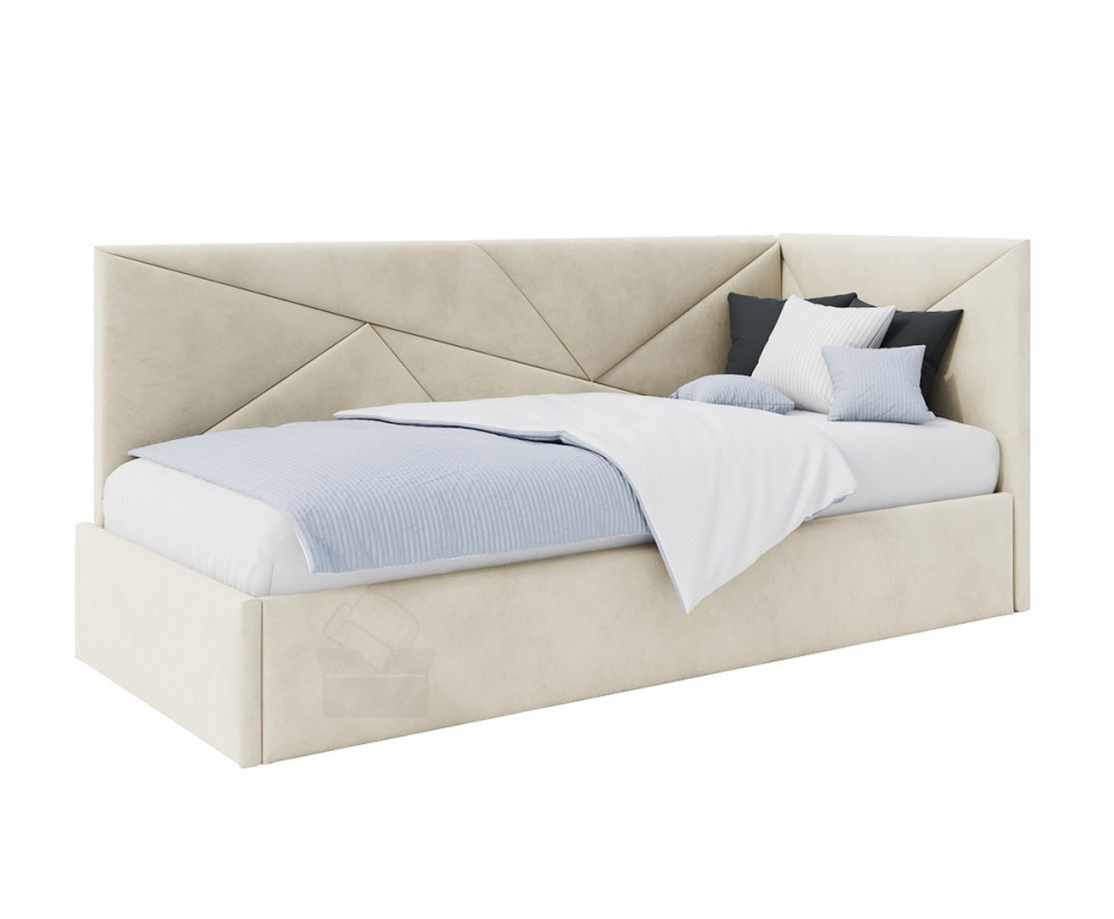 Polsterbett 90x200 cm, Lattenrost mit Metallrahmen, Jugendbett, mit Bettkasten, ohne Matratze, AMADEUSZ SM 02 Polsterbett 90x200 cm, Lattenrost mit Metallrahmen, Jugendbett, mit Bettkasten, ohne Matratze, AMADEUSZ SM 02