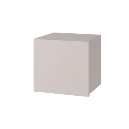 CAMERON Hängeschrank Quadrat 34 cm, Wandschrank, griffloses Design, Kaschmir