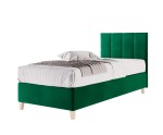 Hotelbett 120x200 cm, Bettgestell, Kopfteil mit Rechteck-Steppung, BRISTOL 3H